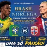 Brasil encara desafio contra a Noruega