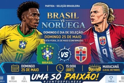 Brasil encara desafio contra a Noruega