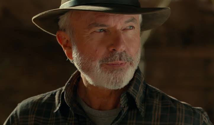 Sam Neil como Alan Grant de Jurassic Park