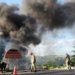 Fumaça intensa chama atenção no Distrito Industrial de Manaus