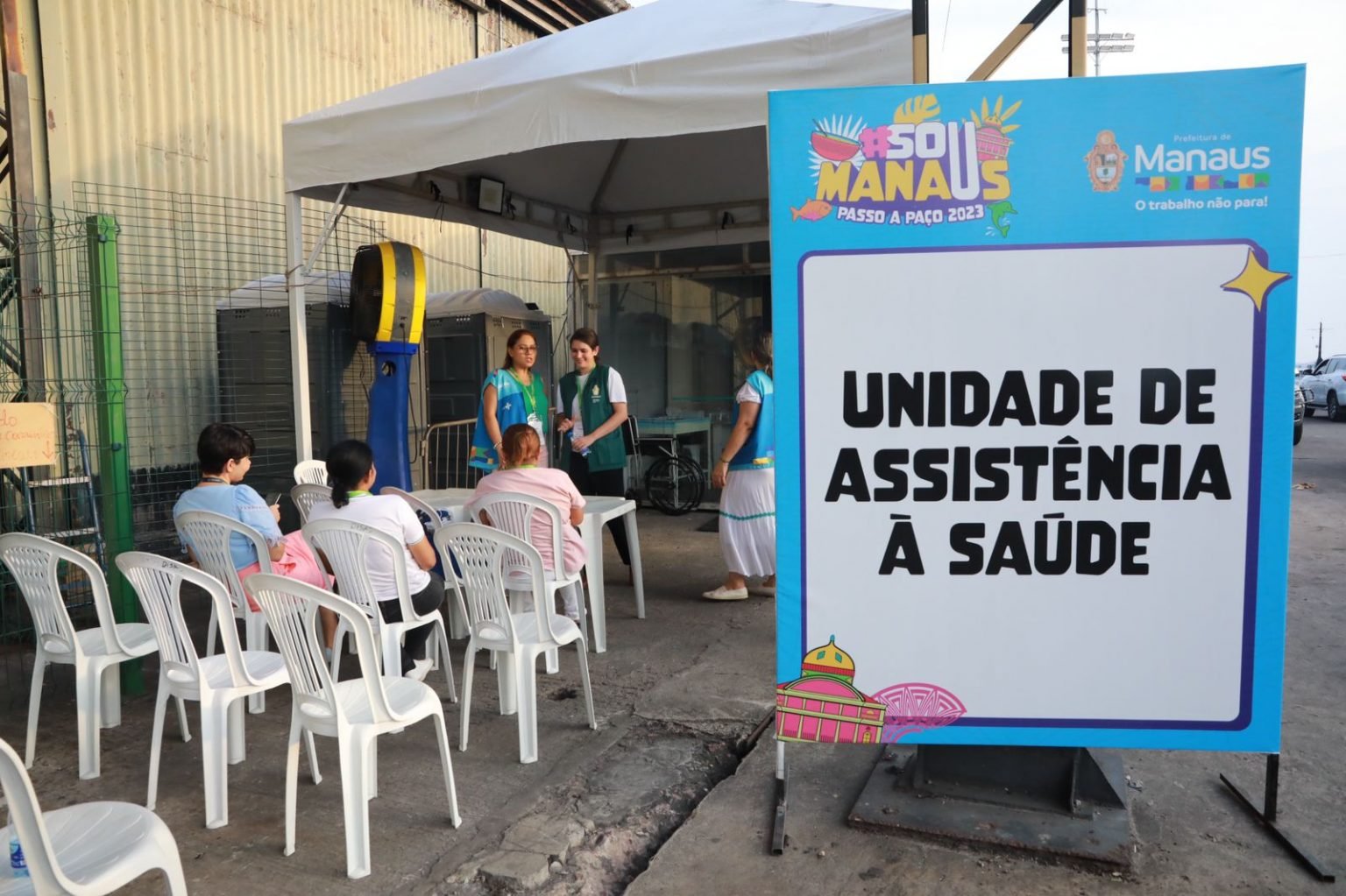 Centro Histórico terá reforço de saúde durante o #SouManaus