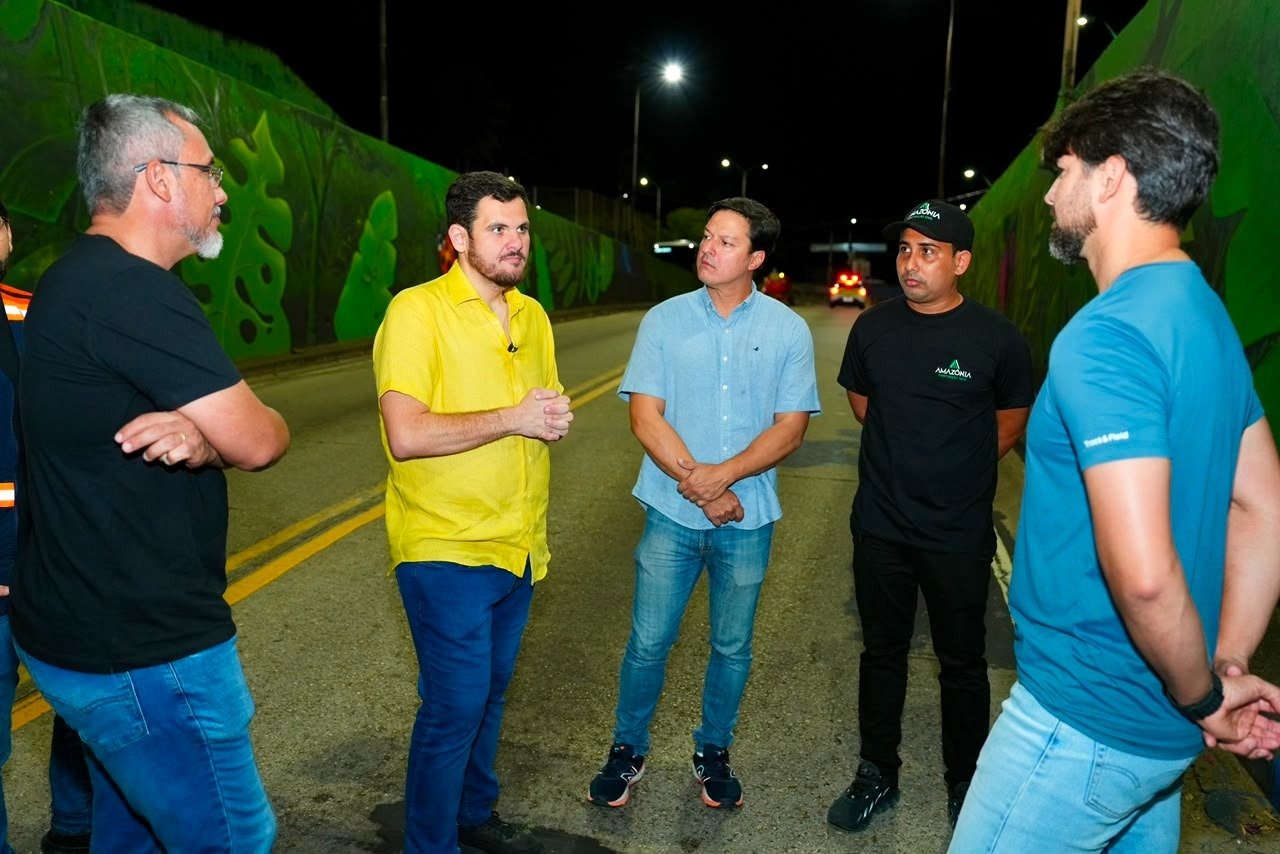 Iluminação em LED integra modernização de viadutos em Manaus
