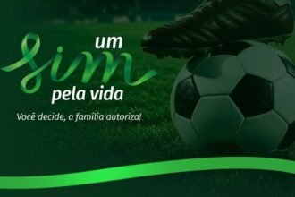 Campanha no Campeonato Brasileiro reforça importância de falar sobre doação
