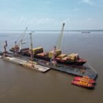 Píer ficará pronto para eventual restrição à navegação
