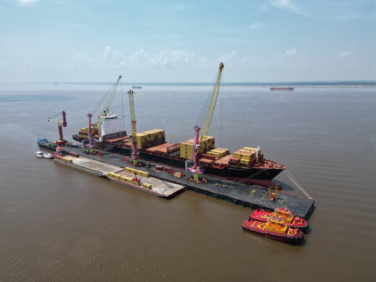Píer ficará pronto para eventual restrição à navegação