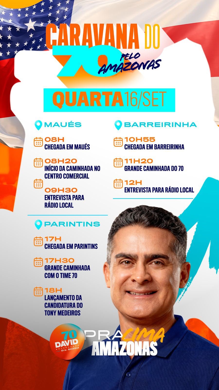 David Almeida destaca produtores e pescadores em propostas para o interior