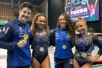 Flávia Saraiva conquista dois ouros e uma prata na Hungria
