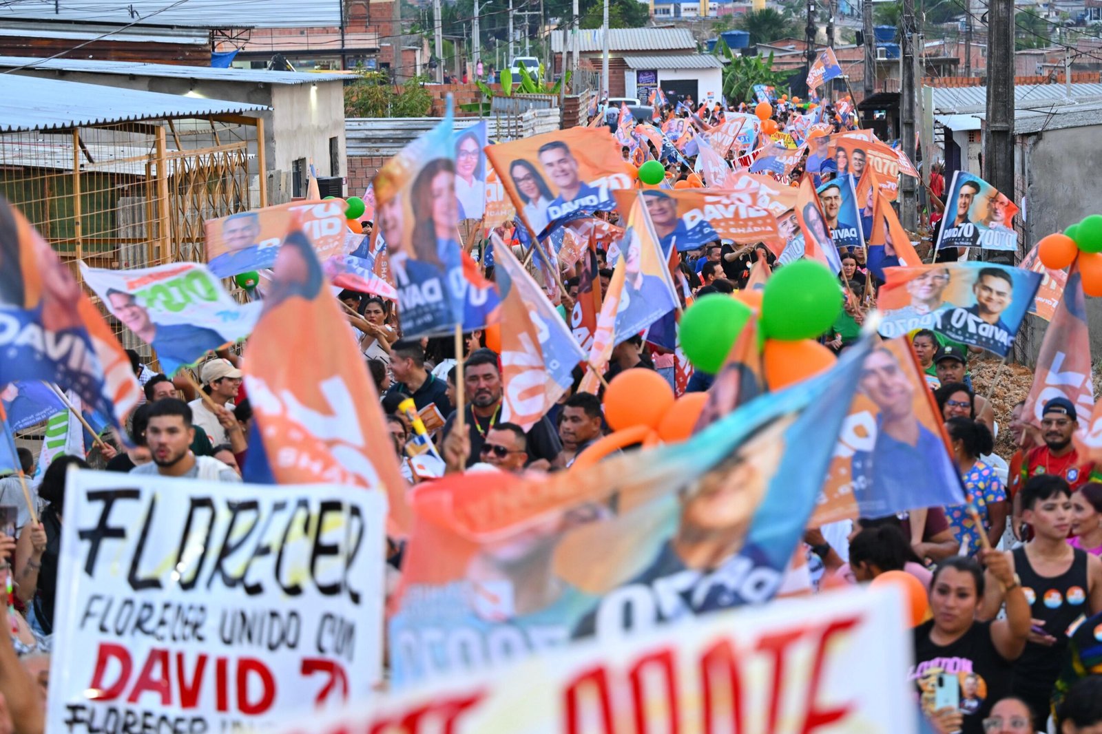 David e Shádia participam de agenda comunitária em Manaus