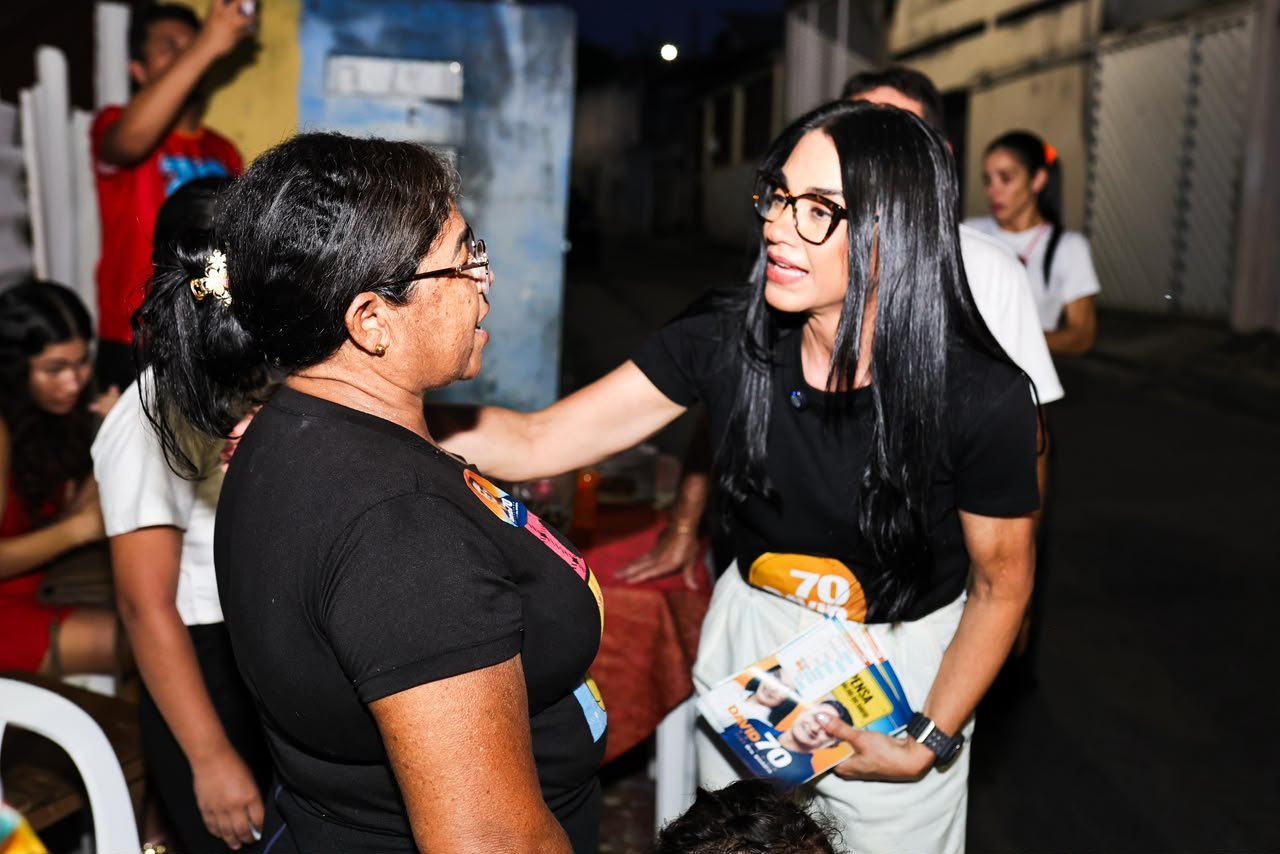 Shádia fala sobre saúde pública em agenda com apoiadores